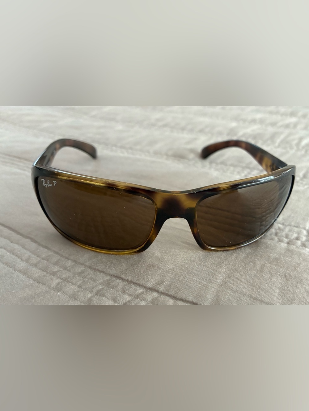 Ray-Ban Tortoise Shell Sunglasses with Brown Lenses